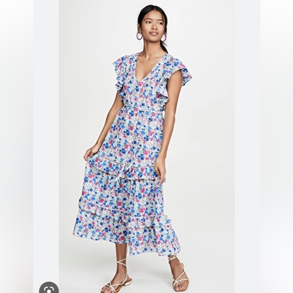 Playa Lucila floral maxi dress